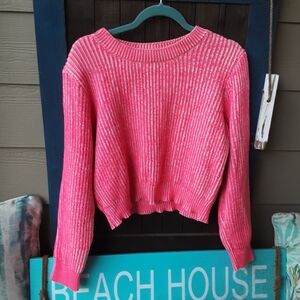 Milly Coral pink pullover sweater size M.